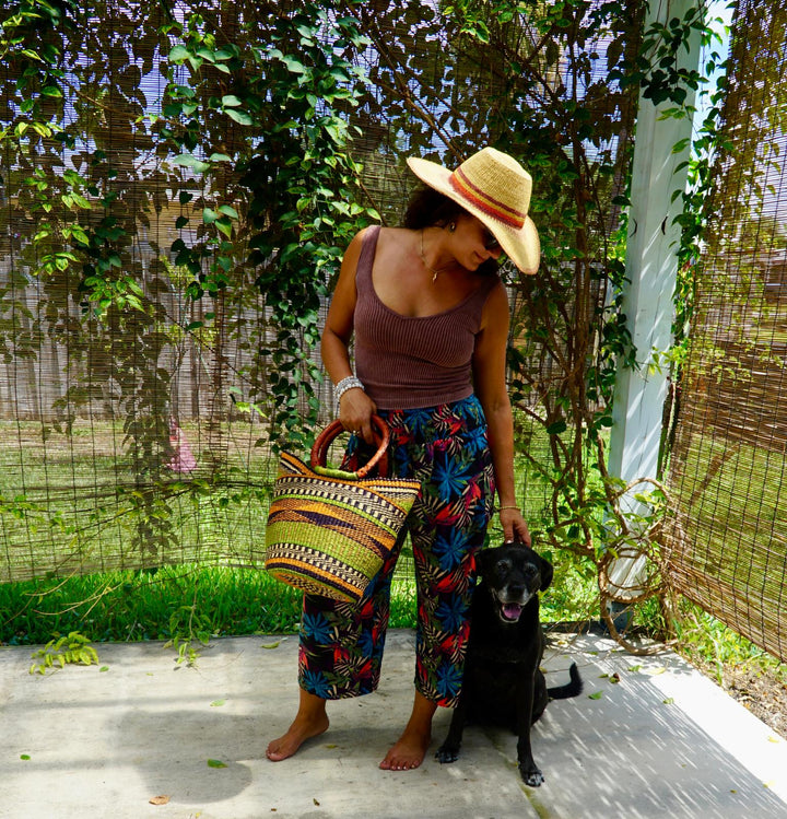 About Women Weave Baskets