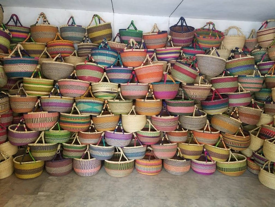 the art of our african baskets -  made by women, for women ( and men too)