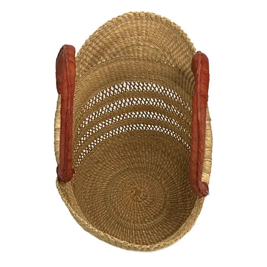 Natural Open Weave Tote