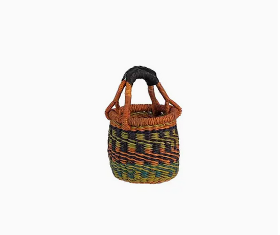 Natural No Leather Tiny Round