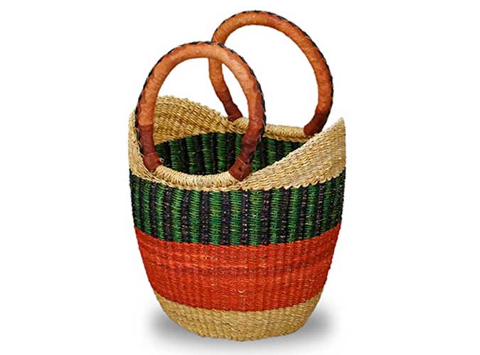 African shopping tote