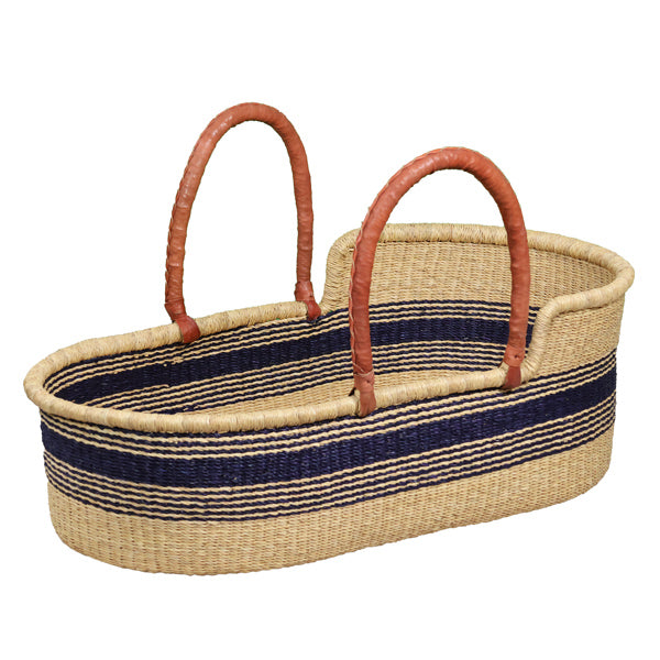 handwoven moses basket