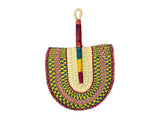 colorful woven fan